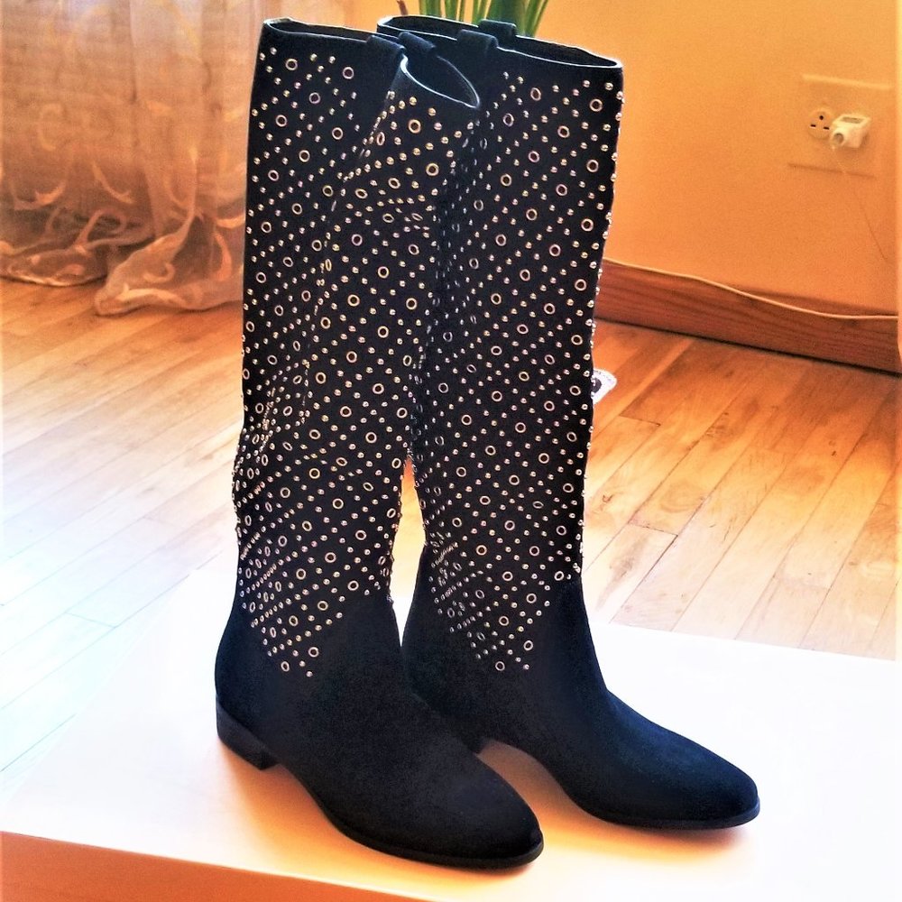 Michael Kors Sally Studded boots size 9.5